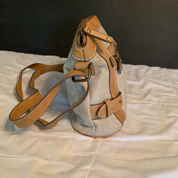 PURSE - BOC Crossbody Shoulder Handbag Purse brown tan Born Concept & Power Bank - Picture 5 of 16